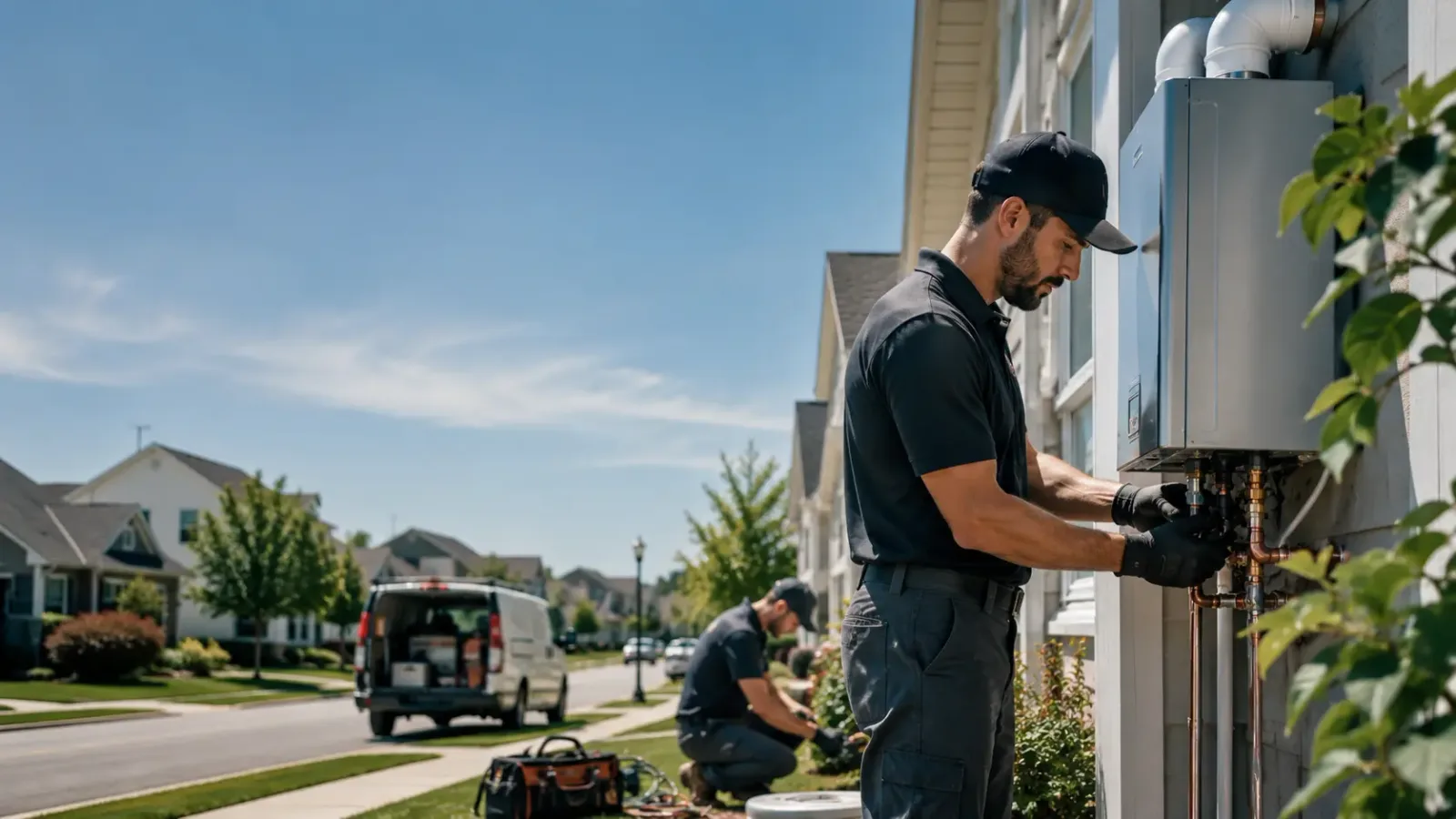 Tankless Water Heater Installation in Rush Center, KS